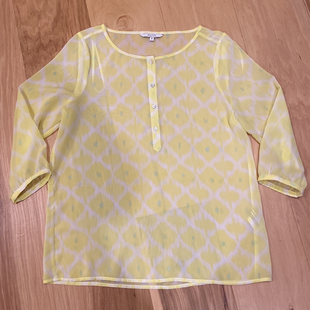 ALFRED SUNG Three Quarter Sleeve Blouse